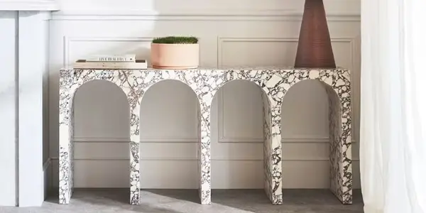 Calacatta Viola Marble Side Table1