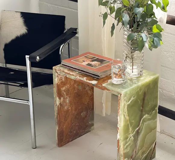 China Onyx End Table Manufacturer for Luxury Interiors