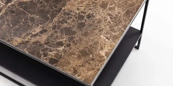 HRST Dark Emperador Marble Coffee Tables