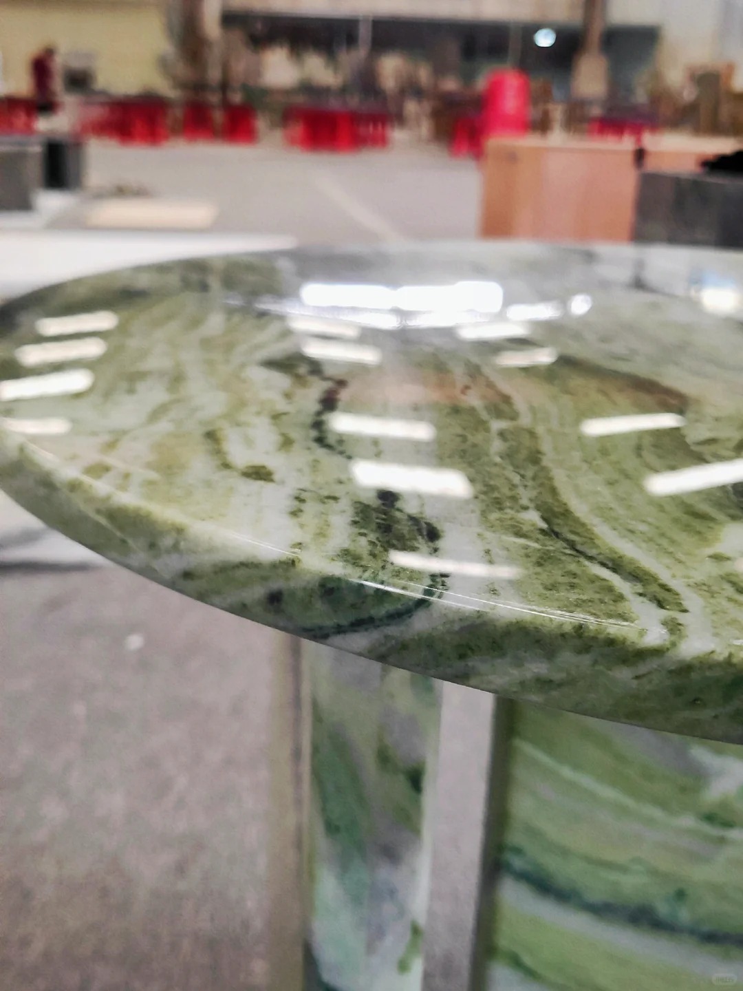 Green Marble Side Table