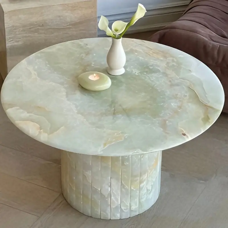 Green Onyx Coffee Table