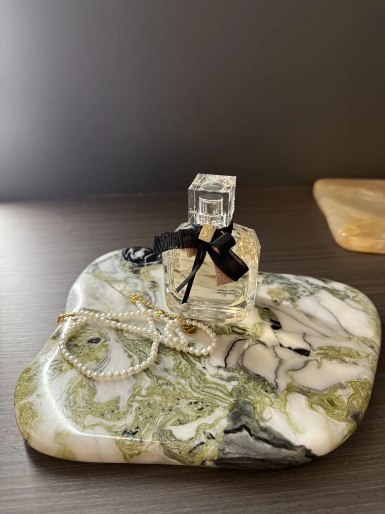 HRST Stone Green Marble Trays