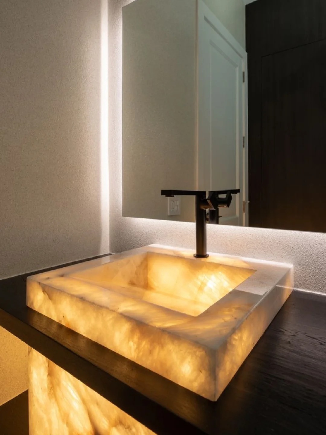 HRST backlit onyx sink HRST backlit onyx sink