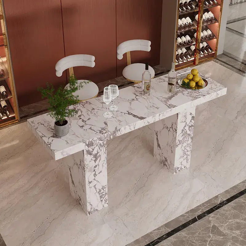 How Marble Bar Tables Enhance Modern Dining & Hospitality Spaces