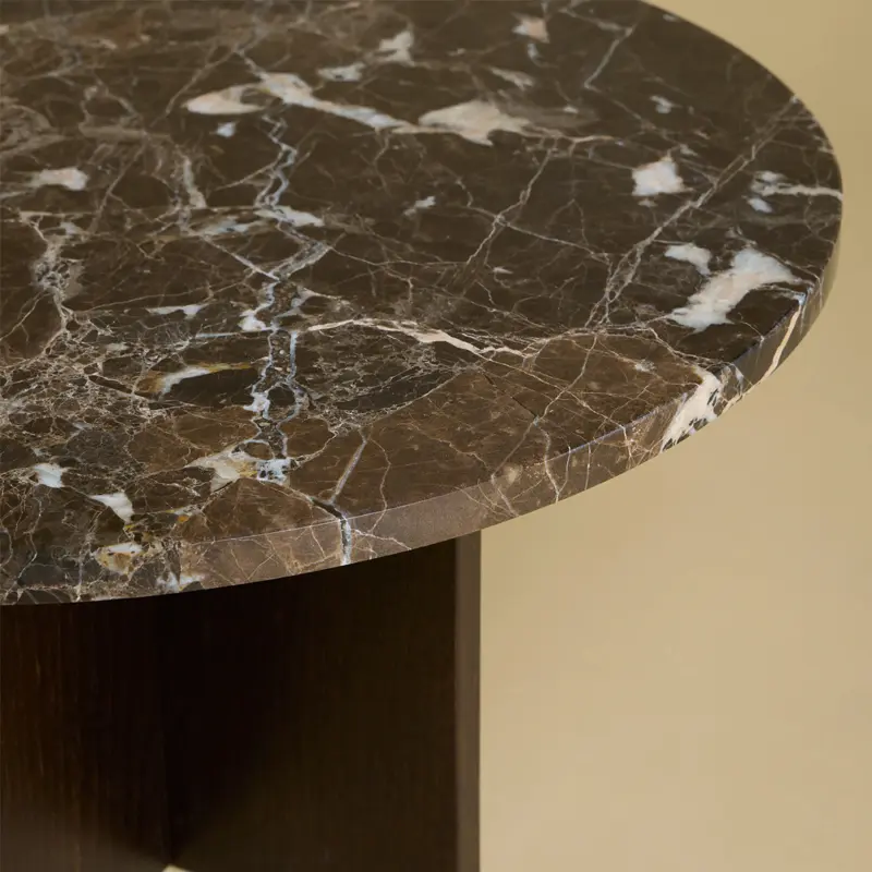 HRST Dark Emperador Marble Coffee Tables