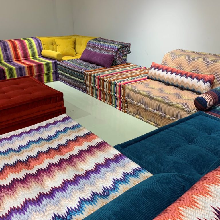 Multi Coloured Modular Sofa