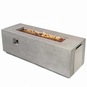 Rectangular Concrete Fire Pit Rectangular Concrete Fire Pit