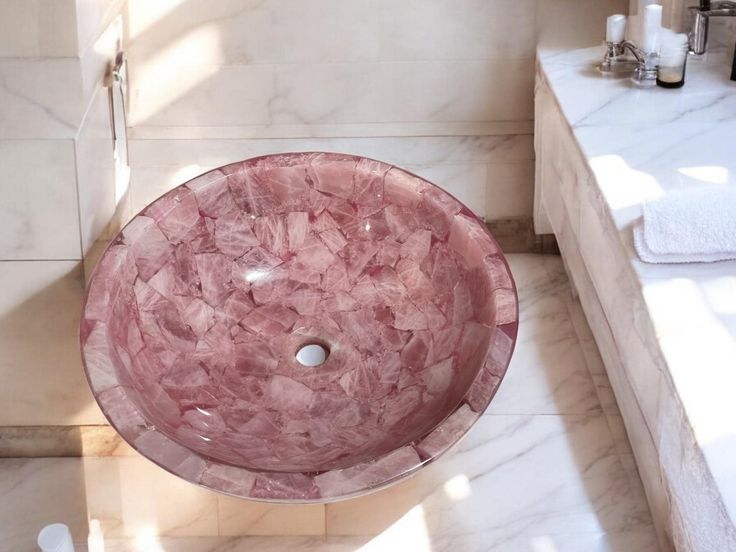 Rose Quartz Sink 