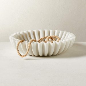 Ruffle Marble Scalloped Bowl (1)
