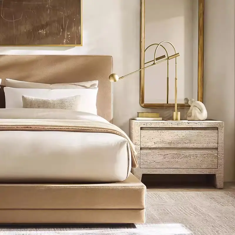 Travertine Nightstand for Wholesale