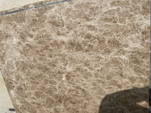 light Emperador marble dining table