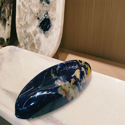luxury natural marble cigar ashtray​ 2