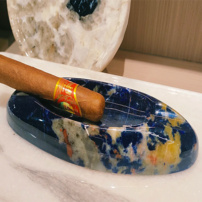 luxury natural marble cigar ashtray​
