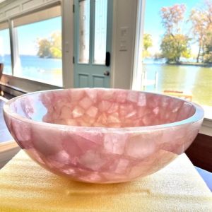pink gemstone washbasin