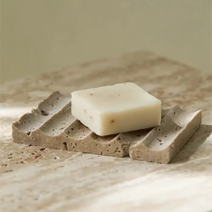 travertine soap dish