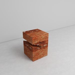 Travertine Side Tables Of Square