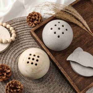 Custom Stone Sphere Incense Burner Mubkhar