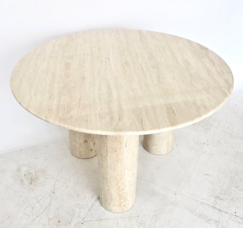 Anya Travertine Dining Table