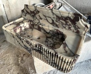 Calacatta Viola Marble Sink