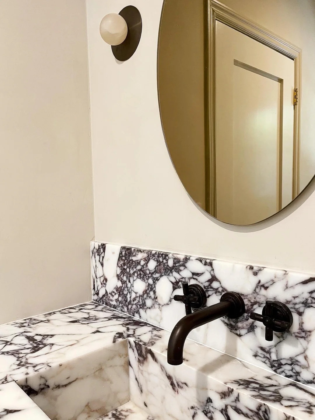 Calacatta Viola Marble Sink
