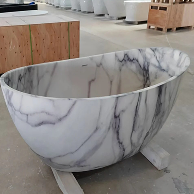 Custom size marble bathtubs