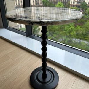 Custom size round marble coffee tables
