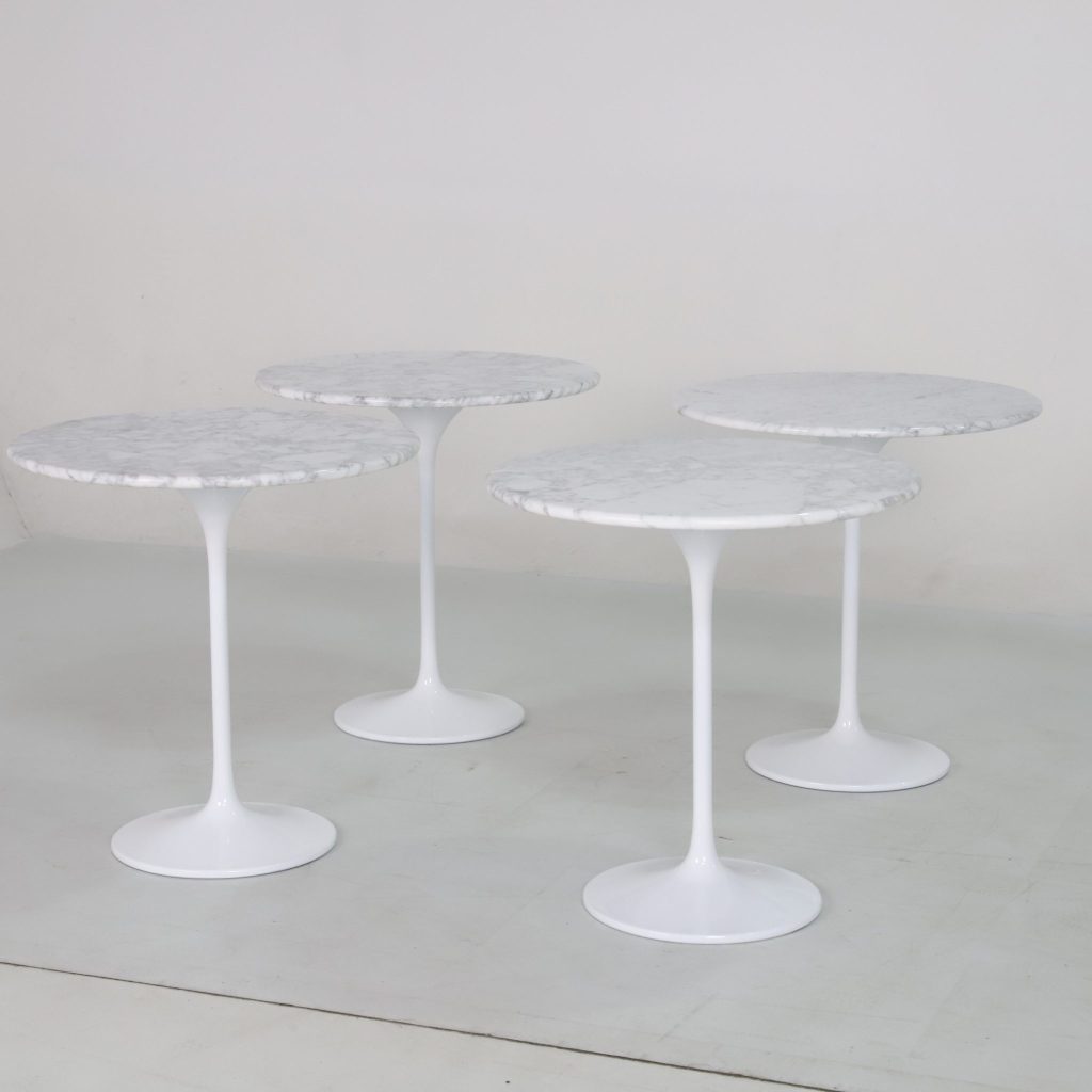 HRST Marble Tulip Side Table