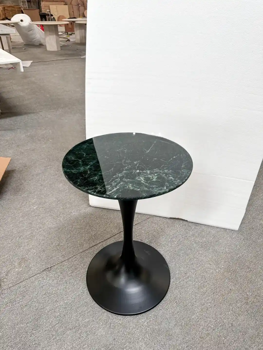 HRST Marble Tulip Side Table