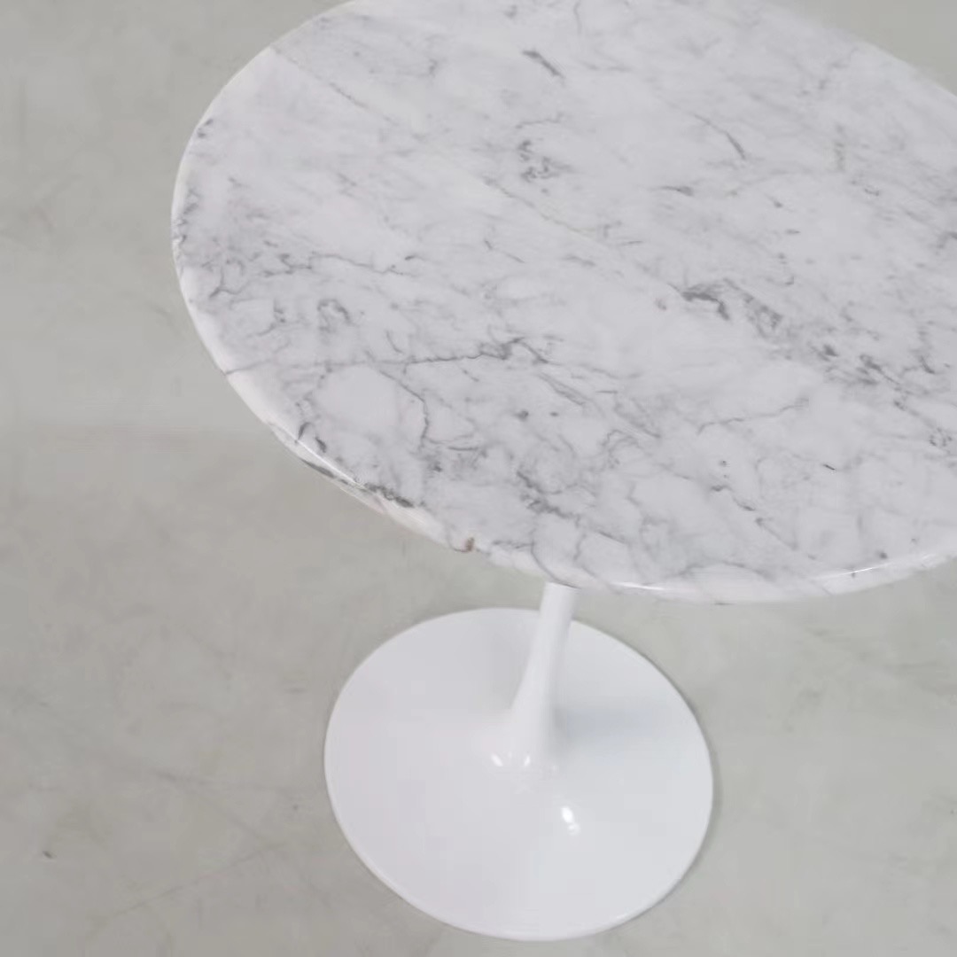 HRST Marble Tulip Side Table