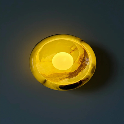 HRST green onyx wall sconce 3