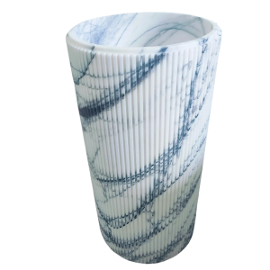 Milas Lilac Marble Pedestal Wash Basin