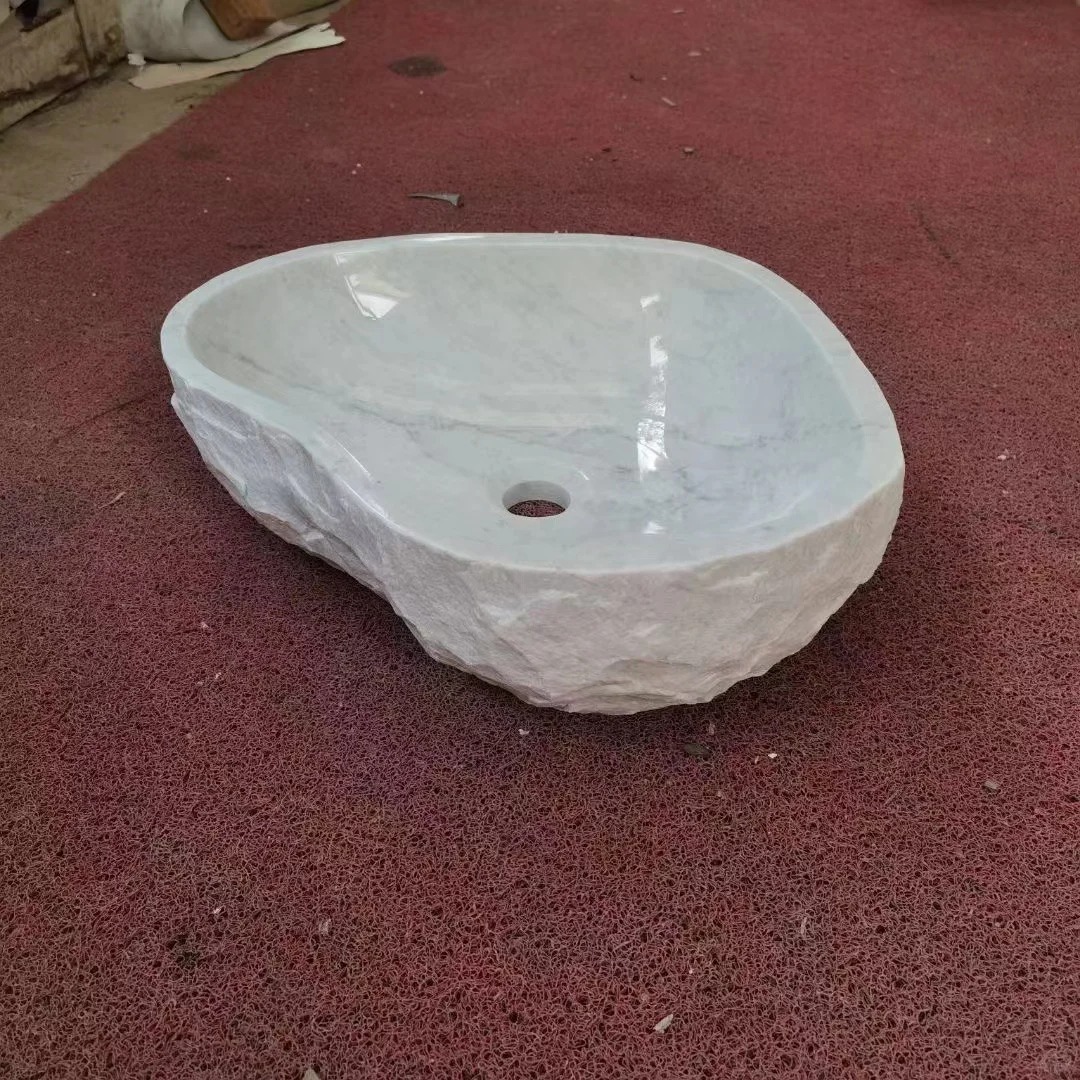 Modern Marble Vessel Sink Bathroom