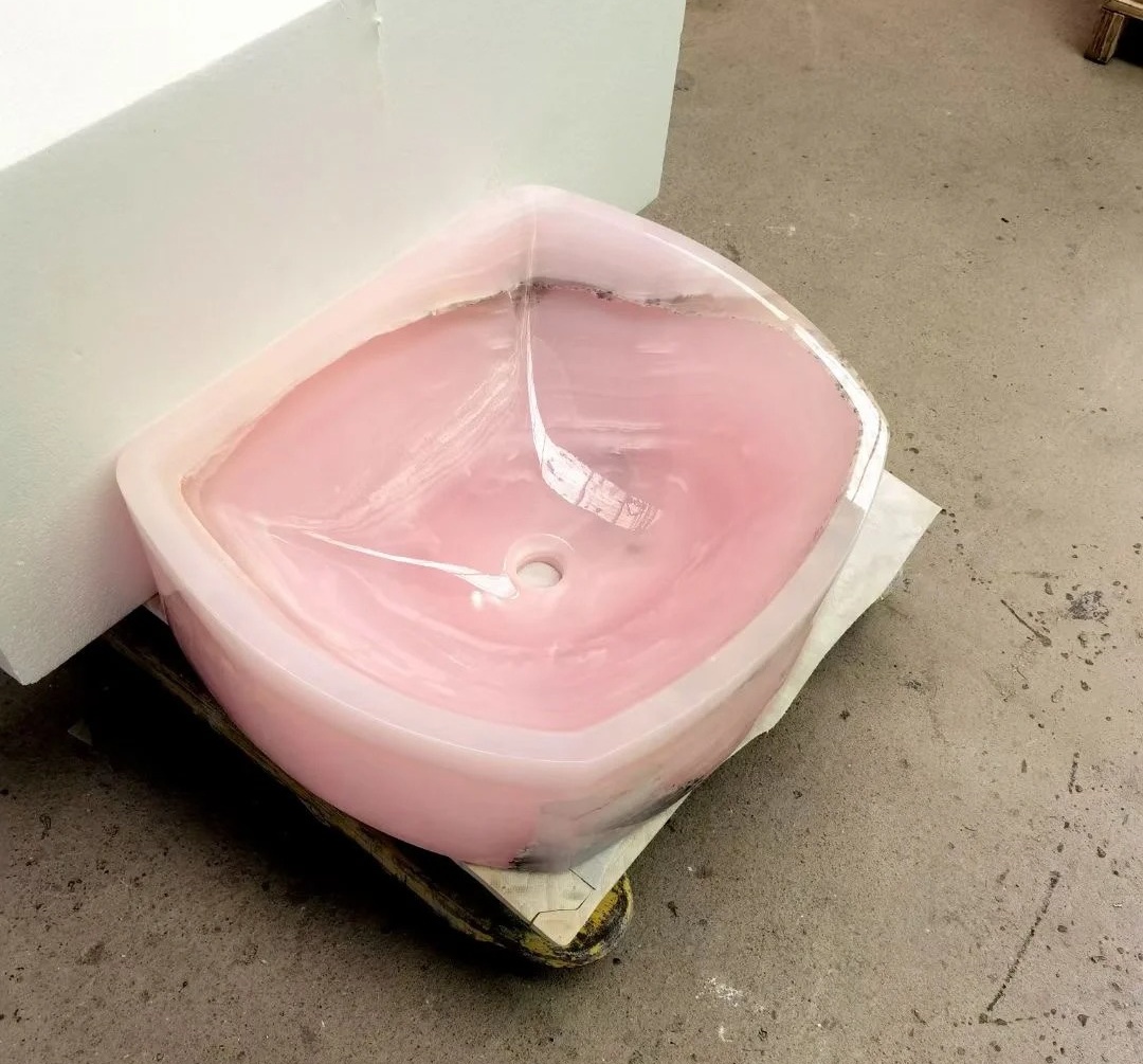 Modern Marble Vessel Sink Bathroom