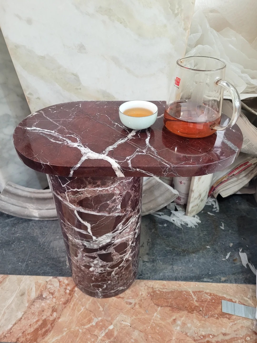 Rosso Levanto Marble Furniture