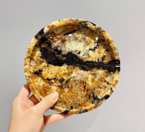 Custom Stone Round Marble Tray