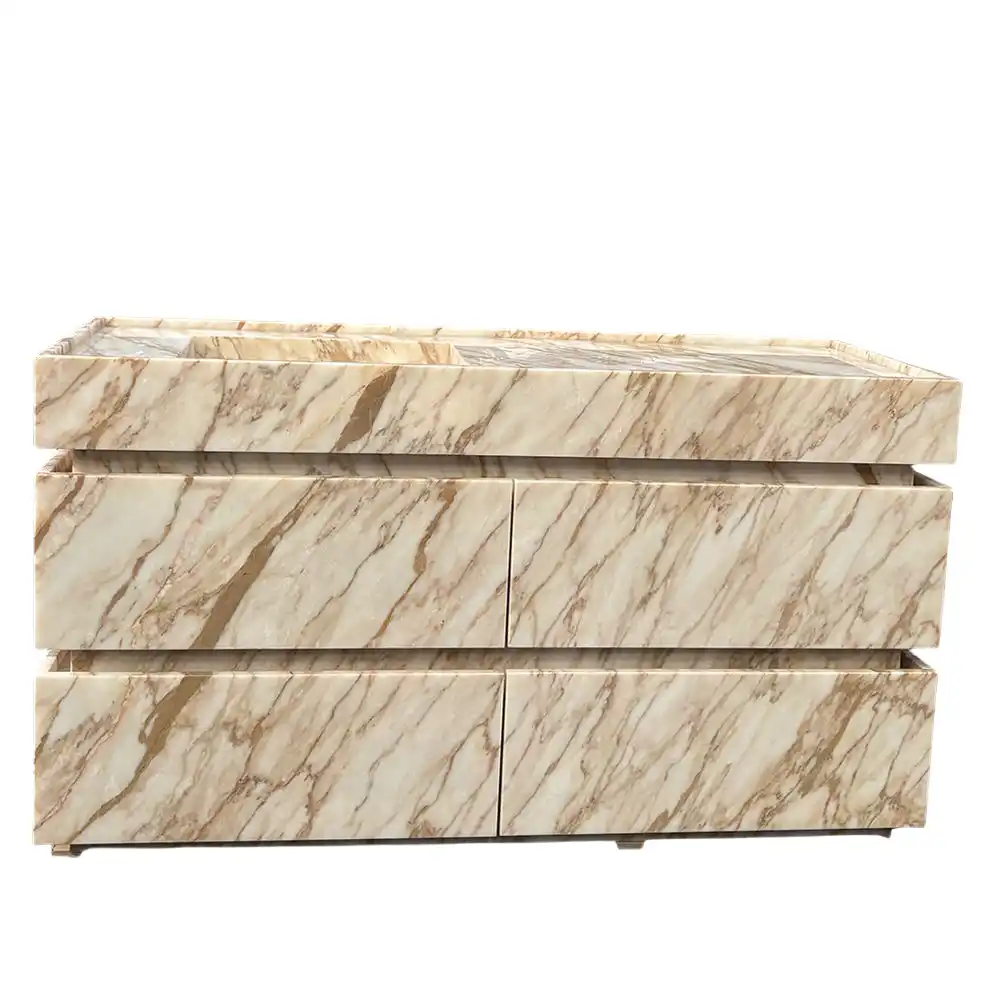 Stone Vanity With Calacatta Gold