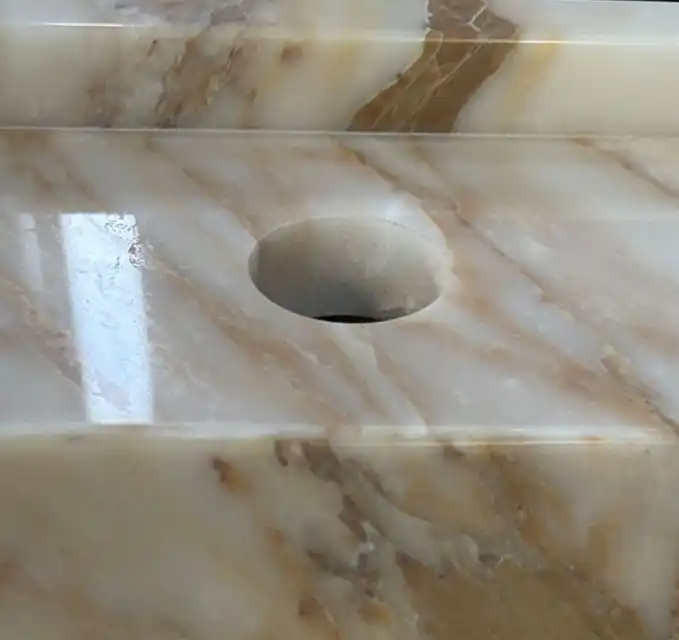 Stone Vanity With Calacatta Gold