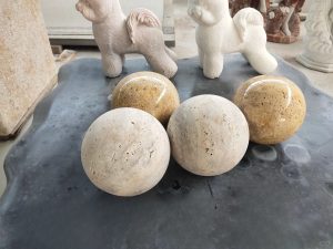 Custom Travertine Sphere for Decor