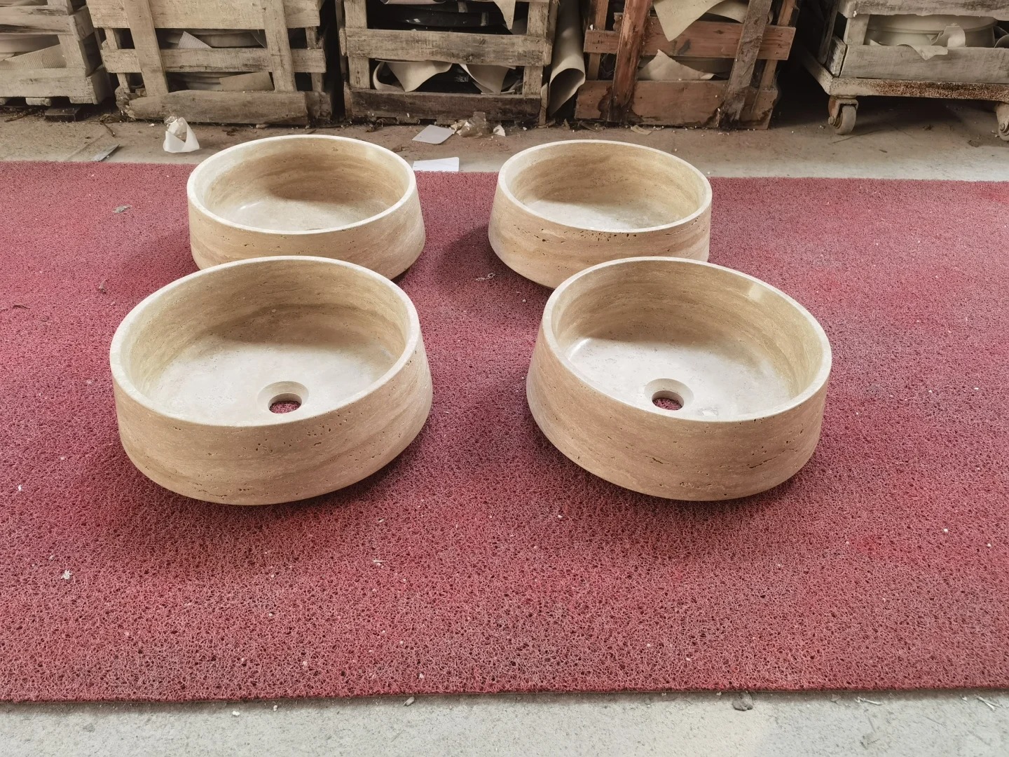 Travertine Vessel Sink