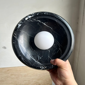 black marble wall sconce