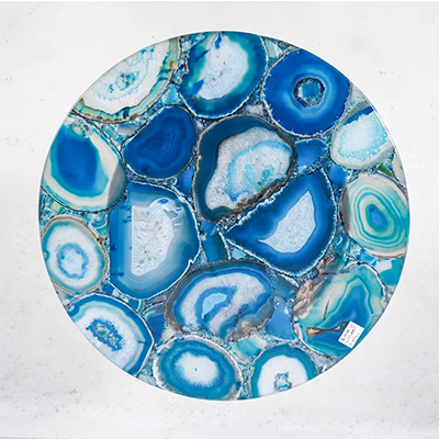 blue agate side table blue agate side table