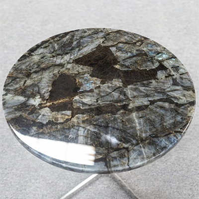 blue jade granite side table
