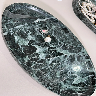 custom size marble decorative tray