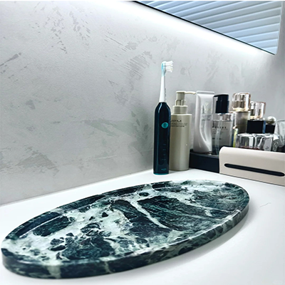 custom size marble decorative tray