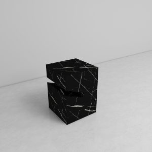 Travertine Side Tables Of Square