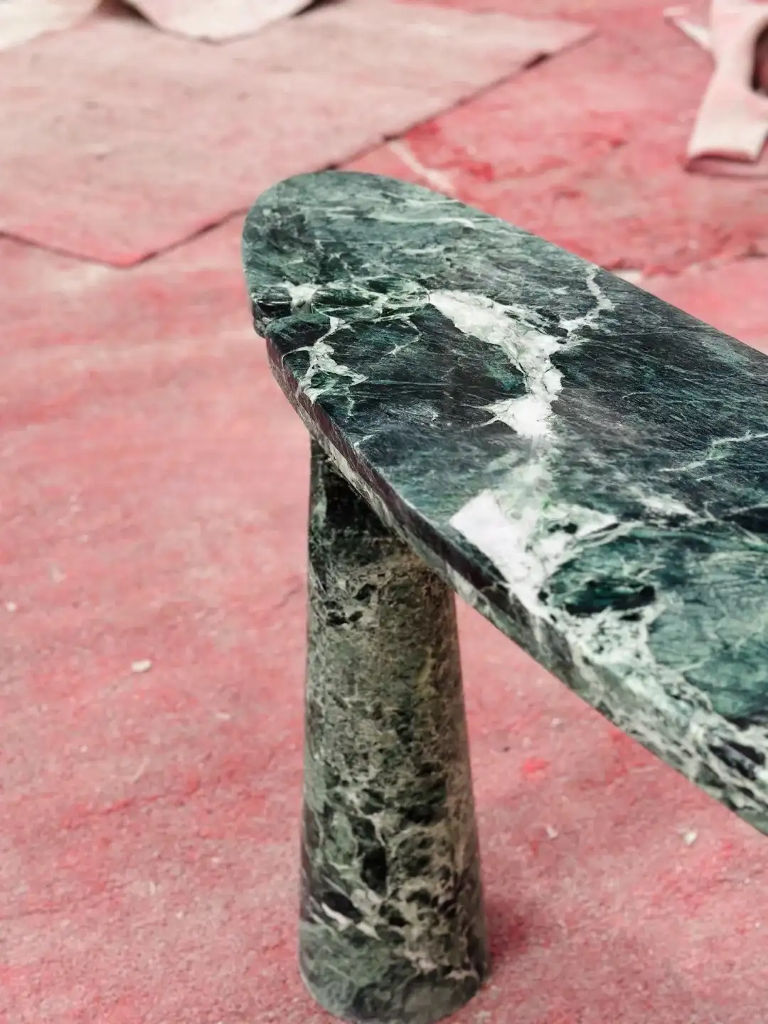 Green Marble Console Table