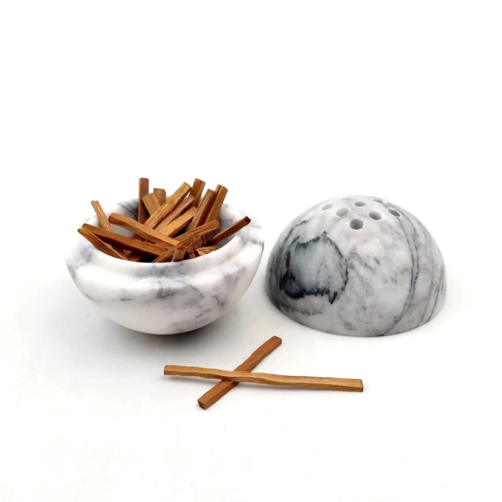 Custom Stone Sphere Incense Burner Mubkhar