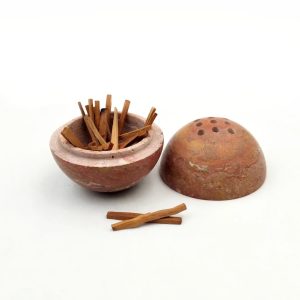 Custom Stone Sphere Incense Burner Mubkhar