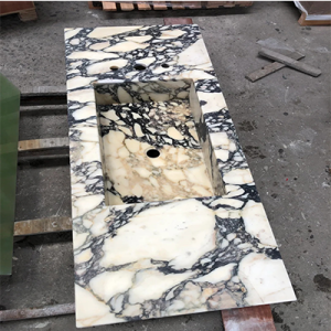 marble vanity top with sink