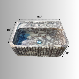 marble wall mount sink